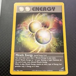 Pokemon Miracle Energy Neo Destiny Holo Rare 1st Edition 16/105 2000 Card - Image 1