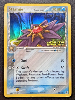 Starmie 30/113 EX Delta Species Pokemon Card Reverse Holo Foil Rare HP - Image 1