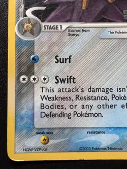 Starmie 30/113 EX Delta Species Pokemon Card Reverse Holo Foil Rare HP - Image 5