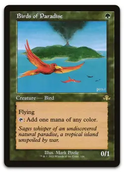Birds of Paradise (Retro Frame) #336 (NM) Dominaria Remastered DMR Magic MTG - Image 1