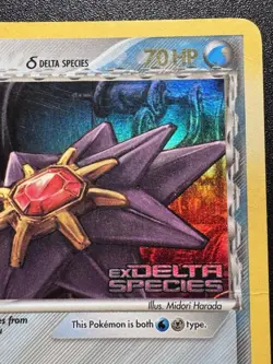 Starmie 30/113 EX Delta Species Pokemon Card Reverse Holo Foil Rare HP - Image 4