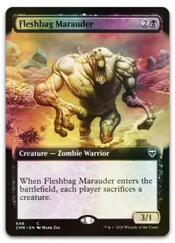 Fleshbag Marauder (Extended Art) #648 (Foil) NM Commander Legends CMR Magic MTG - Image 1