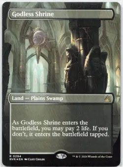 Godless Shrine (Borderless) *Foil* RVR 294 NM - Image 1
