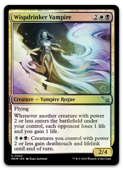 Wispdrinker Vampire #243 (Foil) (NM) Murders Karlov Manor MKM Magic MTG - Image 1