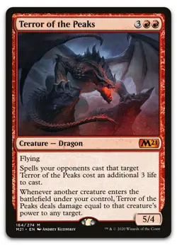 Terror of the Peaks #164 (NM) Core Set 2021 M21 Magic MTG - Image 1