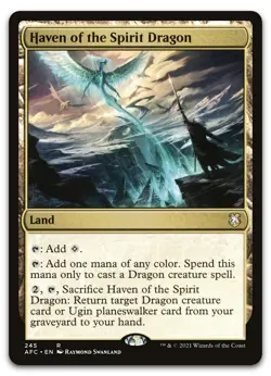 Haven of the Spirit Dragon #245 (NM) Forgotten Realms AFC Magic MTG - Image 1