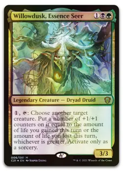 Willowdusk, Essence Seer #6 (Foil) (NM) Commander 2021 C21 Magic MTG - Image 1