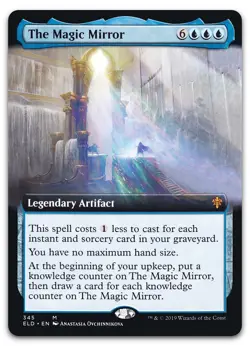 The Magic Mirror (Extended Art) #345 (NM) Throne of Eldraine ELD Magic MTG - Image 1