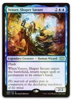 Venser, Shaper Savant #66 (Foil) (NM) Double Masters 2022 2X2 Magic MTG - Image 1