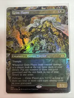 Grim Flayer (Borderless) Double Masters 2022 Foil #380 Rare - Image 1