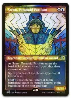 Stenn, Paranoid Partisan (Showcase) #320 (Foil) NM Dominaria United Magic MTG - Image 1
