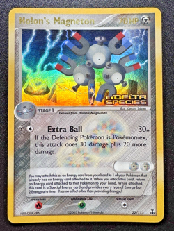 Magneton 22/113 EX Delta Species Pokemon Card Reverse Holo Foil Rare HP - Image 1