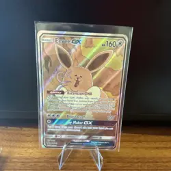 Pokemon Eevee GX SM233 Full Art Promo Holo GX HP160 Pokemon TCG Card - Image 1