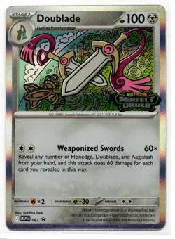 2026 Pokemon - Perfect Order - DECK EXCL HOLO Stamped Doublade #67 - Image 1