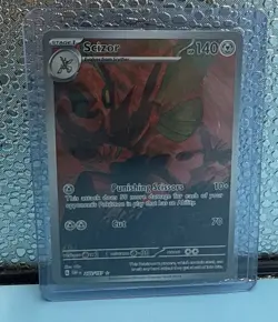 Pokemon TCG Scizor Obsidian Flames Illustration Rare IR Holo Card 205/197 - Image 1