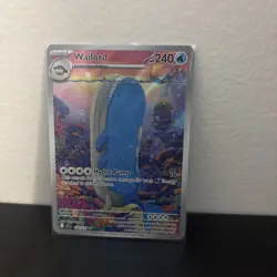 Pokemon TCG Wailord 162/159 Illustration Rare Journey Together NM/Mint Condition - Image 1