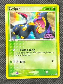 Pokemon Seviper Reverse Holo - Holon Phantoms (Stamped) - 32/110 LP - Image 1