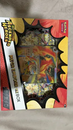 Mega Emboar EX Box Sealed Pokemon Ascended Heroes Factory New - Image 2