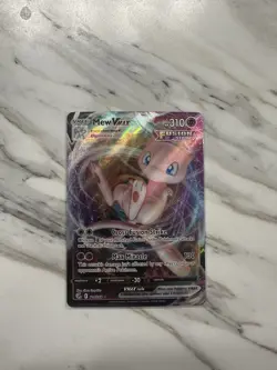 Pokemon TCG Mew VMAX 114/264 Fusion Strike Holo Card Raw - Image 1