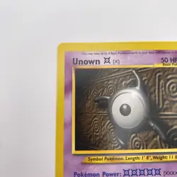 Unown (X) 30/105 Neo Destiny NM Rare WOTC Pokemon TCG Vintage Single - Image 3