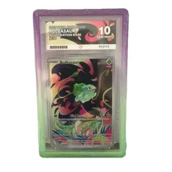 Pokemon Bulbasaur Mega Evolution 133/132 IR Ace Grade 10 - Image 1