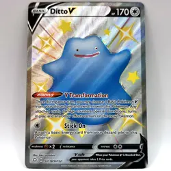 Ditto V SV118/SV122 Shiny Vault - Shining Fates Pokemon TCG - M/NM - Image 1