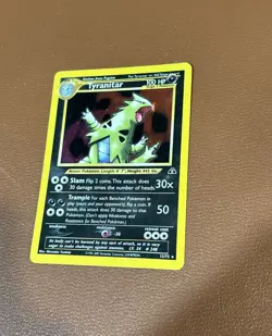 Tyranitar (12) Holo Rare Unlimited Holo Neo Discovery 12/75 MP Pokemon TCG - Image 1