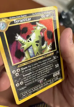 Tyranitar (12) Holo Rare Unlimited Holo Neo Discovery 12/75 MP Pokemon TCG - Image 3