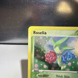 🌀Pokemon TCG Rosalia 9/97 Holo Rare Aquapolis E Reader Vintage with swirl 🌀 - Image 4