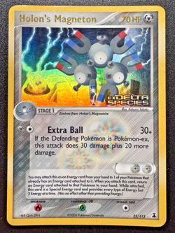Magneton 22/113 EX Delta Species Pokemon Card Reverse Holo Foil Rare HP - Image 1