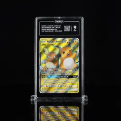 2019 Pokemon SM Unified Minds 220/236 Raichu & Alolan GX Tag Team UR TAG 9 (946) - Image 1