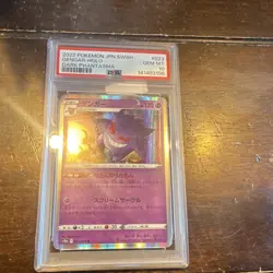 Gengar PSA 10 023/071 2022 S10a Dark Phantasma Rare Holo Japanese Pokemon TCG - Image 1