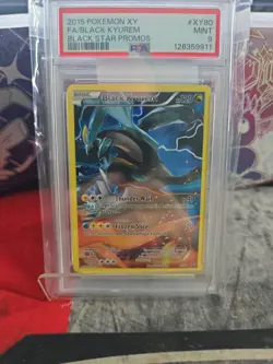 2015 POKEMON XY BLACK STAR PROMO BLACK KYUREM #XY80 PSA 9 MINT #109198391 - Image 1