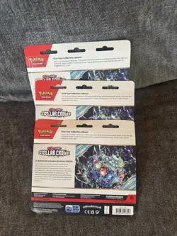 Pokemon SV7 Stellar Crown 3-Pack Booster Blister Packs Set of 3 SEALED! - Image 2