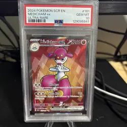 Pokemon TCG Medicham ex 151/142 PSA GEM MT 10 Stellar Crown - Image 2