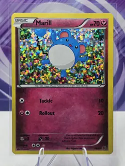Marill - 10/12 010/012 McDonald's Promos 2015 Pokemon tcg CONFETTI HOLO RARE - Image 1