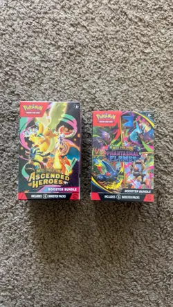 Pokemon TCG: Ascended Heroes & Phantasmal Flames Booster Bundle Box Lot - Image 1