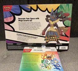 Pokemon TCG Ascended Heroes & First Partner Series Box Lucario & Starters - Image 2