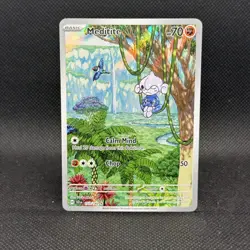 Pokemon TCG Meditite Stellar Crown Illustration Rare Card 153/142 NM Condition - Image 1