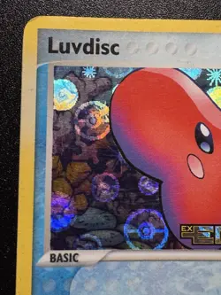 Luvdisc 53/106 EX Emerald Pokemon Card Reverse Holo Foil Rare HP - Image 3