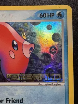 Luvdisc 53/106 EX Emerald Pokemon Card Reverse Holo Foil Rare HP - Image 4