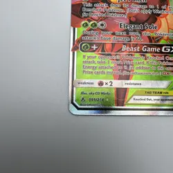 Pokemon TCG Pheromosa And Buzzwole Tag Team GX 191/214 - 10 Contender - Image 3