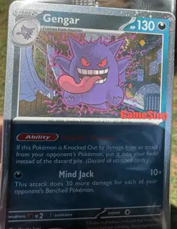 Pokemon Gengar 050/088 GameStop Exclusive Promo Ear Swirl🌀 High Potential 🏆 - Image 3