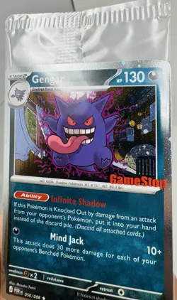 Pokemon Gengar 050/088 GameStop Exclusive Promo Ear Swirl🌀 High Potential 🏆 - Image 4