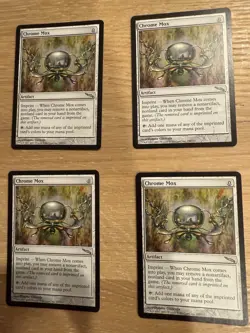 Magic: The Gathering Chrome Mox-Mirrodin Card NM all 4. (set) - Image 1