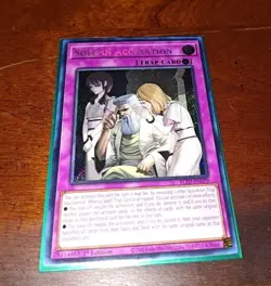 x1 Solemn Accusation - BLZD-EN079 - Secret rare - In hand - Yugioh - Image 1