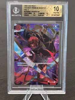 BGS 10 One Piece Shanks SP OP06-007 SR PRB02 THE BEST Vol.2 - Image 1
