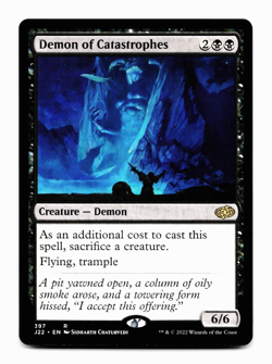 Demon of Catastrophes [Jumpstart 2022] MTG Magic J22 NM/M 💀💀 - Image 1