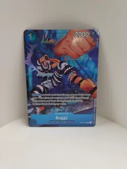 • Buggy • OP02-058 Alternate Art Holo Paramount War One Piece TCG Near Mint - Image 1