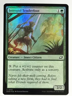 Intrepid Tenderfoot FOIL Edge of Eternities 193 NM Magic MTG - Image 1